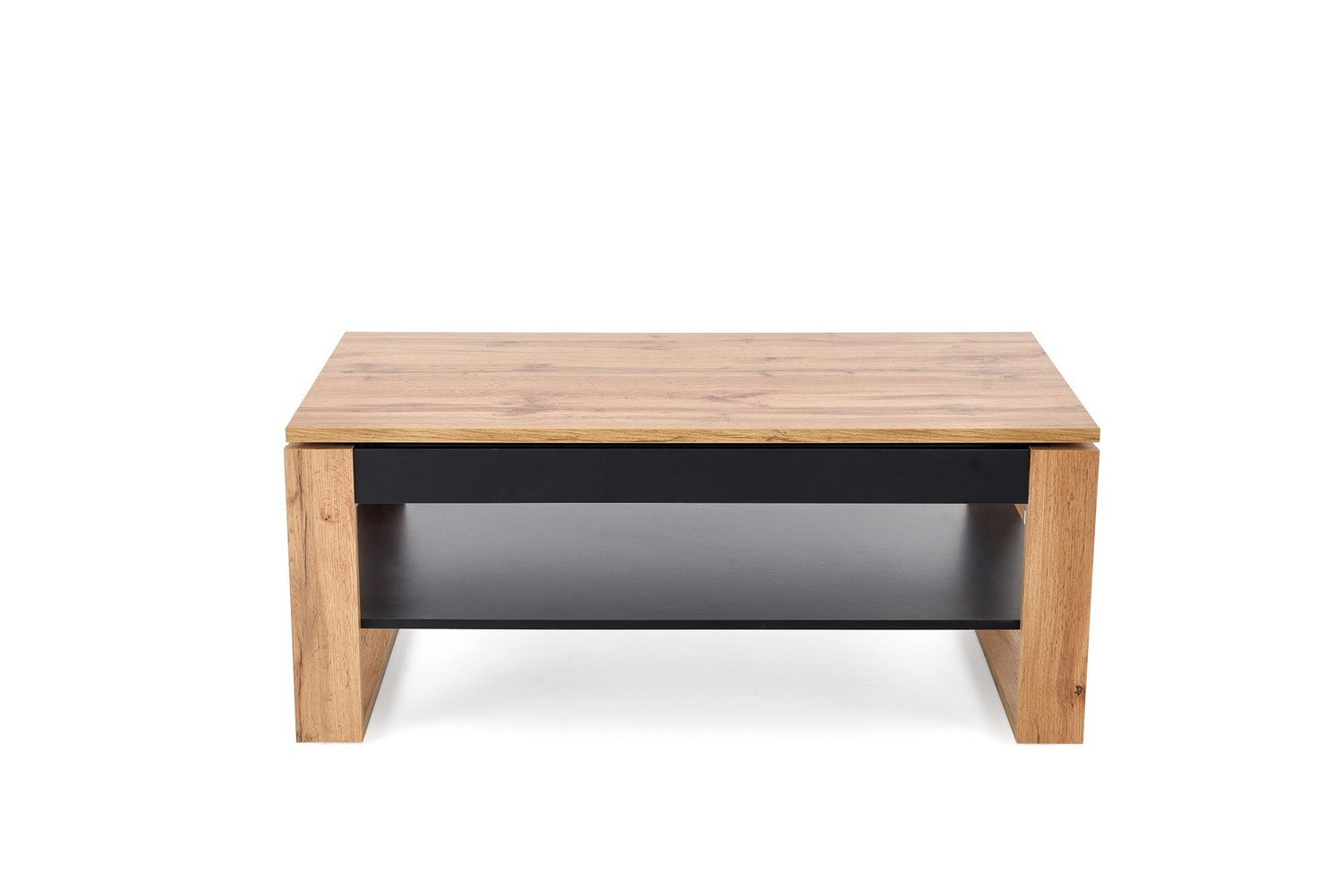 Стол трансформер с подъемной столешницей HALMAR BETTY дуб артизан/черный