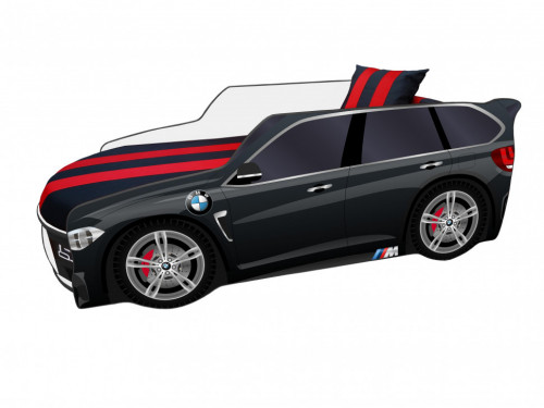 Кровать автомобиль VRN- Premium BMW P002 черный