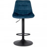 Барный стул Ont- Arcos велюр синий