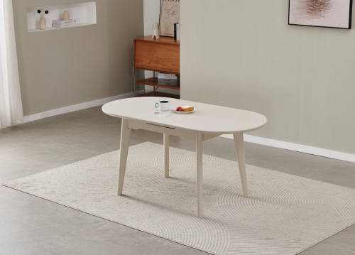 Стол обеденный модерн VTR- TM-126-1 (крема саббия+ капучино) 