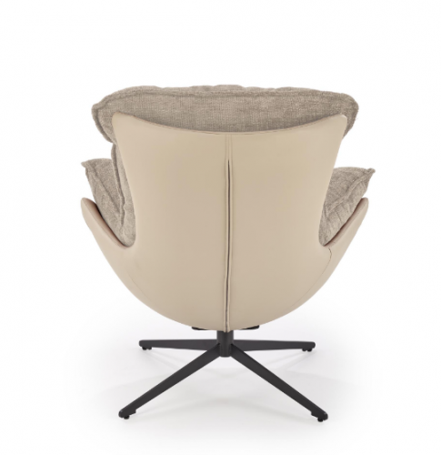 Кресло - шезлонг мягкое HALMAR LOBSTER (бежевый хакки) 