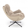 Кресло - шезлонг мягкое HALMAR LOBSTER (бежевый хакки) 