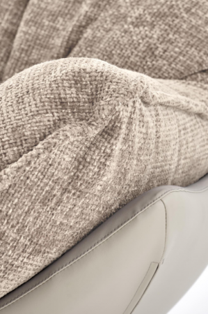 Кресло - шезлонг мягкое HALMAR LOBSTER (бежевый хакки) 