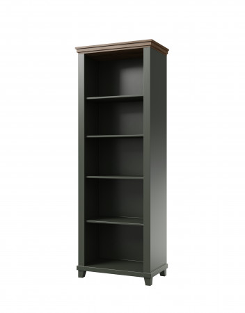 Книжный шкаф Helvetia EVORA 24ZRJU88 (зеленый/дуб Лефкас)