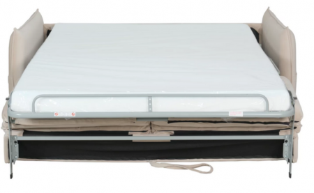 Диван-кровать с эффектом памяти CRV- Meadow Greek marble velvet 3-местный раскладной,бежевый