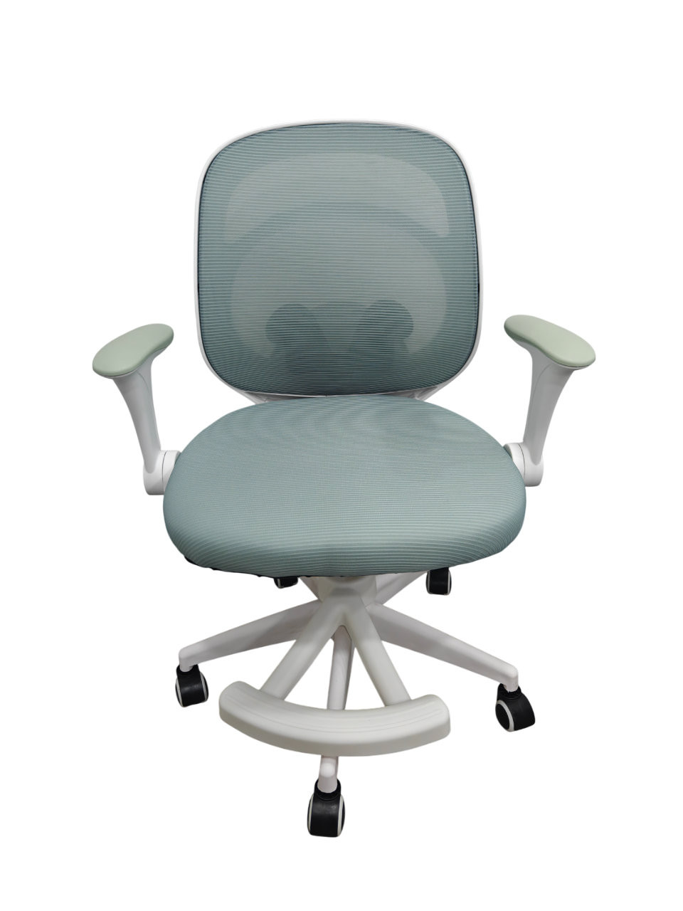 Кресло вращающееся детское с подставкой для ног Perfect KIDS ASTRONAUT зеленый