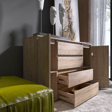 Спальня (модульная) EVR- Лайт-2 дуб Сонома