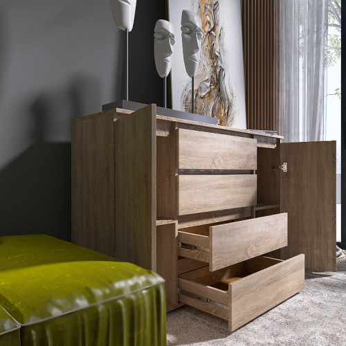 Спальня (модульная) EVR- Лайт-2 дуб Сонома