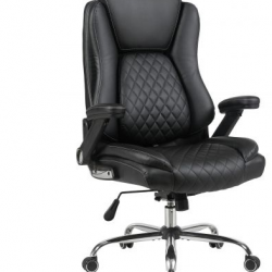 Кресло руководителя AMF- Veratti кожзам черный 