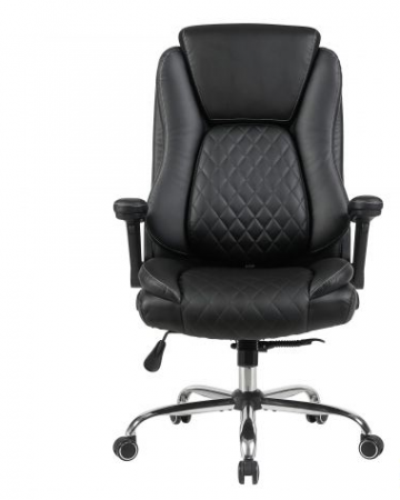 Кресло руководителя AMF- Veratti кожзам черный 
