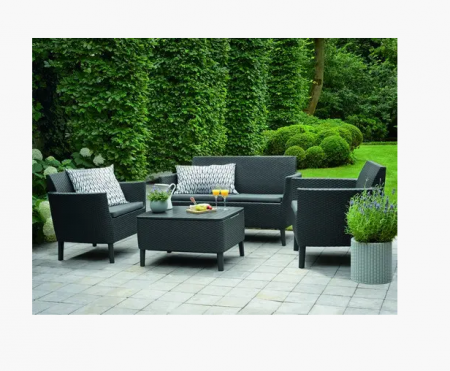 Комплект садовой мебели ECO- Keter Salemo set, серый