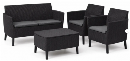 Комплект садовой мебели ECO- Keter Salemo set, графит