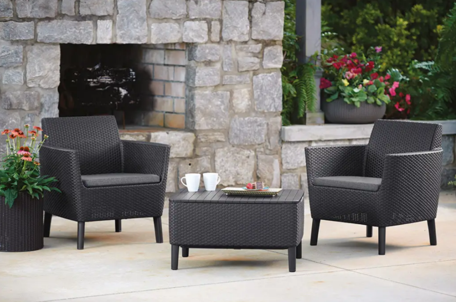 Комплект садовой мебели ECO- Keter Salemo set, графит