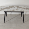 Раскладной стол с керамической столешницей Elt- DT-8011-H02 matt (120/150х70 см) 