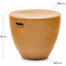 Стол уличный керамика Kave Home MESQUIDA Ø46 J2200019PR81 (горчичный)