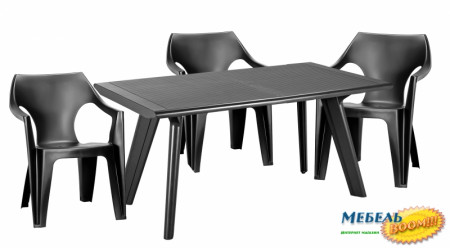Стул пластиковый ECO- Keter Dante low back