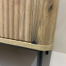 Тумба под телевизор с подсветкой Perfect Home Уилсон / Wilson 2-дверная 2D/163 Дуб эвок