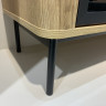 Тумба под телевизор с подсветкой Perfect Home Уилсон / Wilson 2-дверная 2D/163 Дуб эвок
