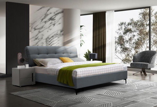 Кровать с подъемным газовым Avn- GLORIA 160 Grey 