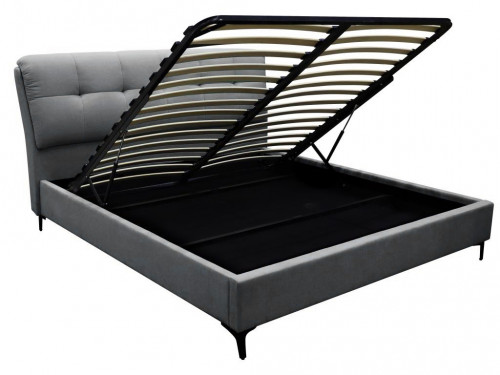 Кровать с подъемным газовым Avn- GLORIA 160 Grey 