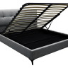 Кровать с подъемным газовым Avn- GLORIA 160 Grey 