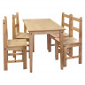 IDEA стол + 4 стула CORONA 2 воск 161611