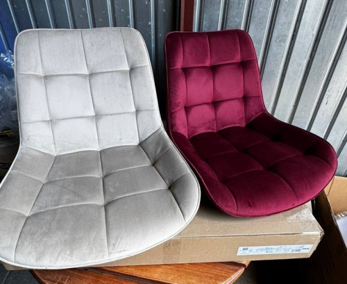 Стул кухонный Ont- CHRIS Бордо велюр/черный