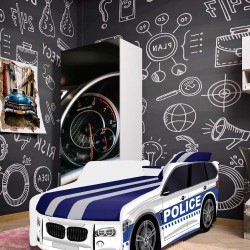 Кровать автомобиль VRN- Premium POLICE P005 