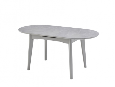 Стол обеденный модерн VTR- TM-126-1 (калакатта мрамор + серый)  