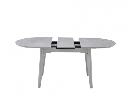 Стол обеденный модерн VTR- TM-126-1 (калакатта мрамор + серый)  