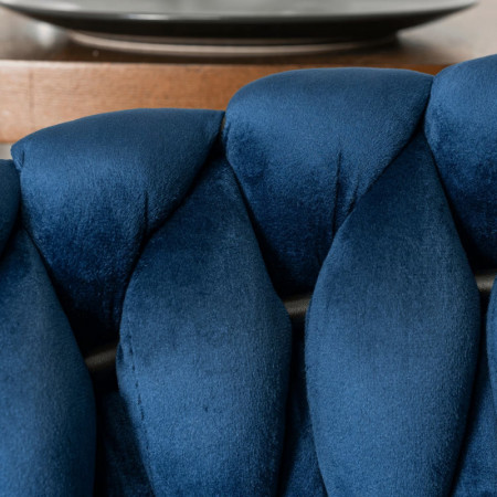 Кресло MEBEL ELITE ELENA синий велюр