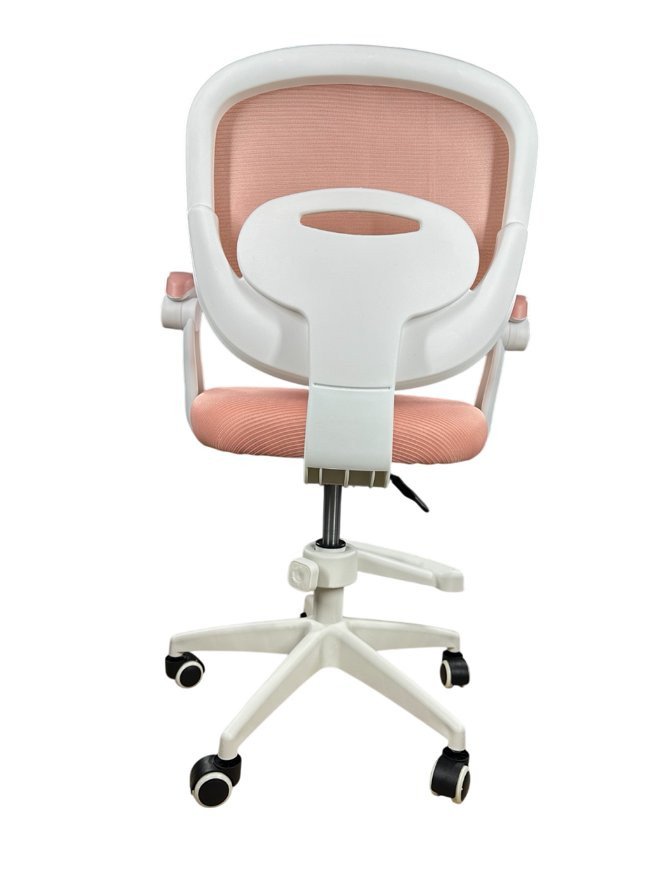 Кресло вращающееся детское с подставкой для ног Perfect KIDS PINK