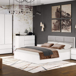 Спальня (модульная) EVR- Лайт-3 белый(нимфея альба)