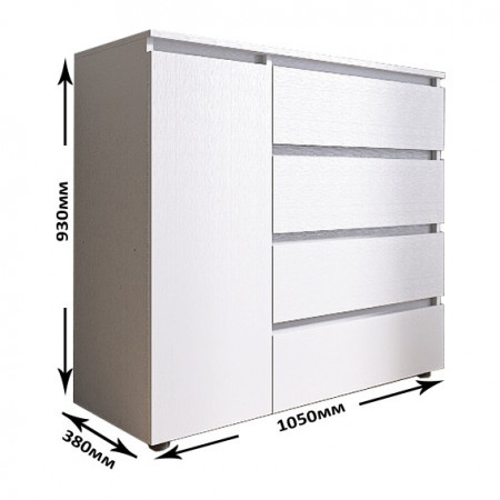 Спальня (модульная) EVR- Лайт-3 белый(нимфея альба)