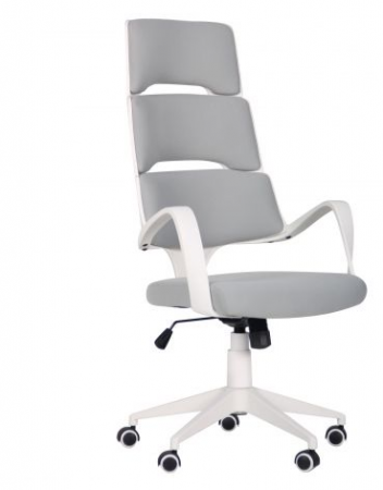 Кресло офисное AMF- Spiral White светло-серый