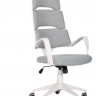 Кресло офисное AMF- Spiral White светло-серый
