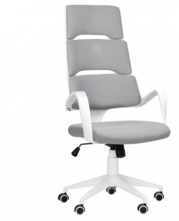 Кресло офисное AMF- Spiral White светло-серый