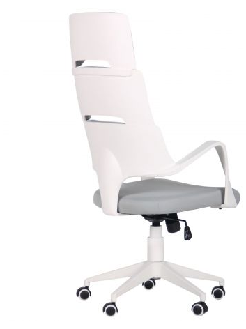 Кресло офисное AMF- Spiral White светло-серый