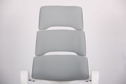 Кресло офисное AMF- Spiral White светло-серый