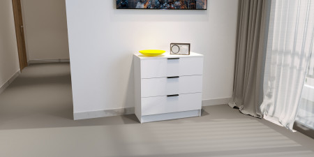 Комод на 3 ящика ViA- Сити 2