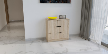 Комод на 3 ящика ViA- Сити 2