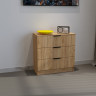 Комод на 3 ящика ViA- Сити 2