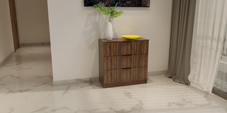 Комод на 3 ящика ViA- Сити 2