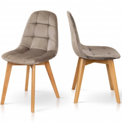 Стул мягкий BIO- Ирис (велюр песочный) 