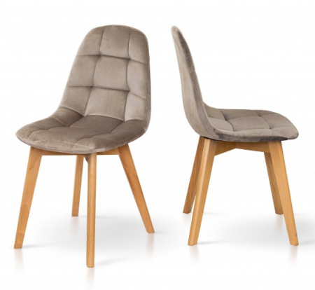 Стул мягкий BIO- Ирис (велюр песочный)