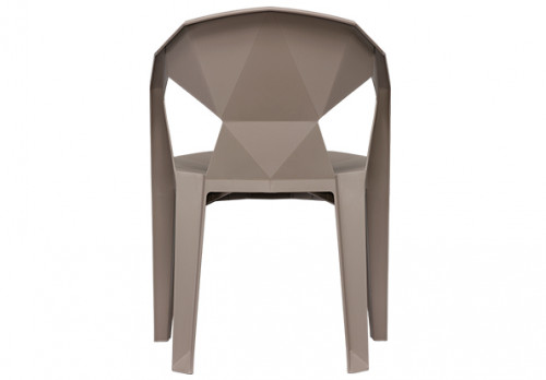 Кресло пластиковое TPRO- Muzе taupе plastic E0659