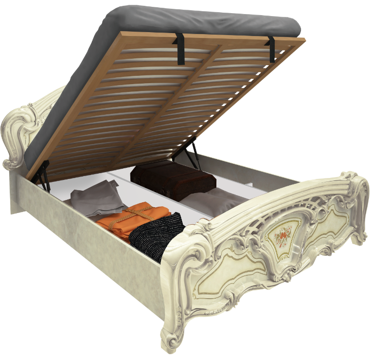 Кровать с подъемным механизмом MRK- Реджина Радика беж 160х200