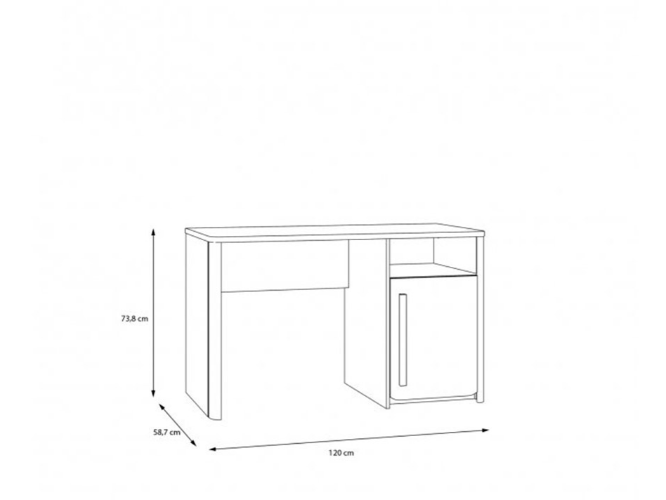 Стол письменный PL- Forte Surfinio SFNB211