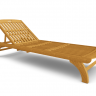 Шезлонг деревянный Ws- California lounge VIP, ламели