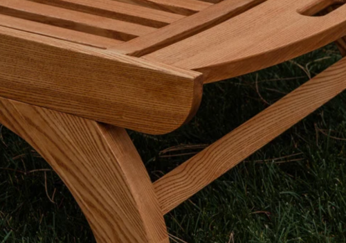 Шезлонг деревянный Ws- California lounge VIP, ламели